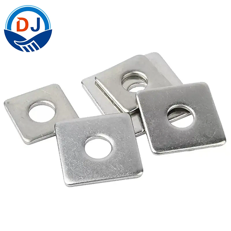 Stainless Steel Flat Washer Square Washer for Nut Screw Fastener