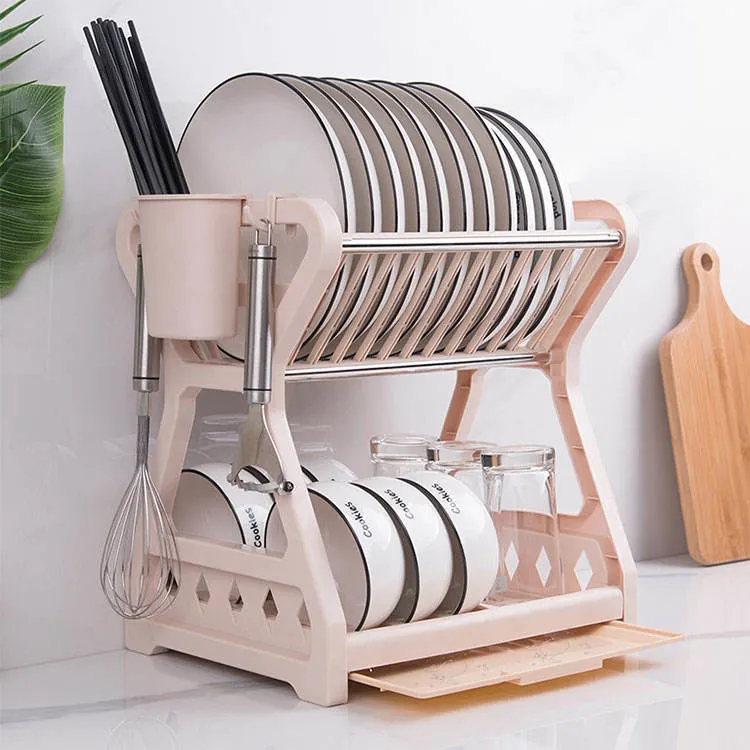 Wholesale/Supplier Kitchen Tool Drain Bowl Dish Rack Drying Plastic Kitchen Storage Racks Holders