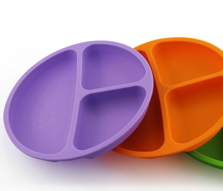 Baby/Toddler Divided Plate Silicone Grip Dish