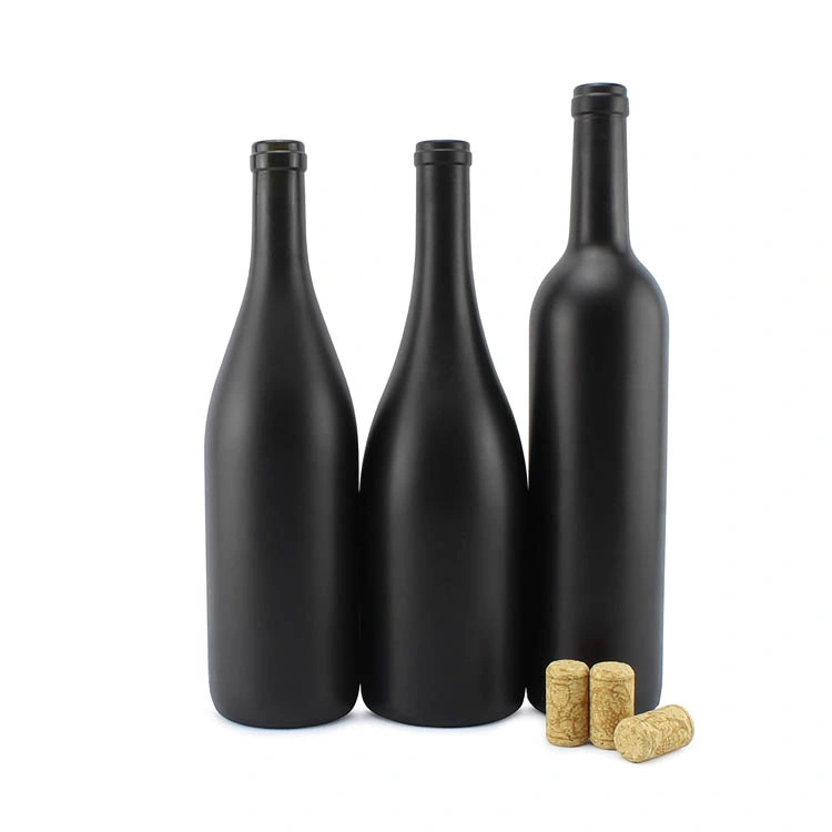 Wholesale/Supplier Blue Empty Glass Wine Bottle with Cork