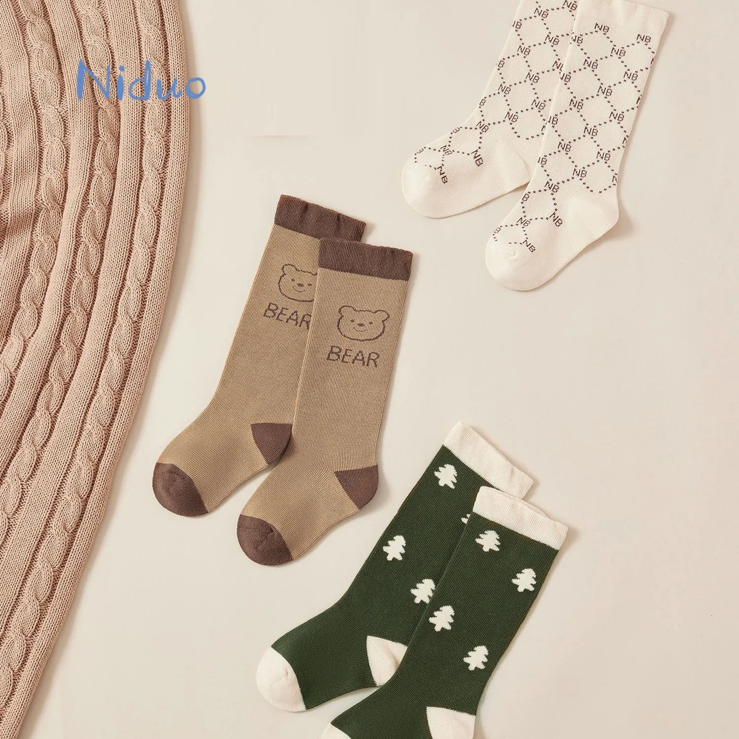 Infant Long Socks Spring Autumn Cotton Socks Newborn Leg Stockings Wholesale/Supplier