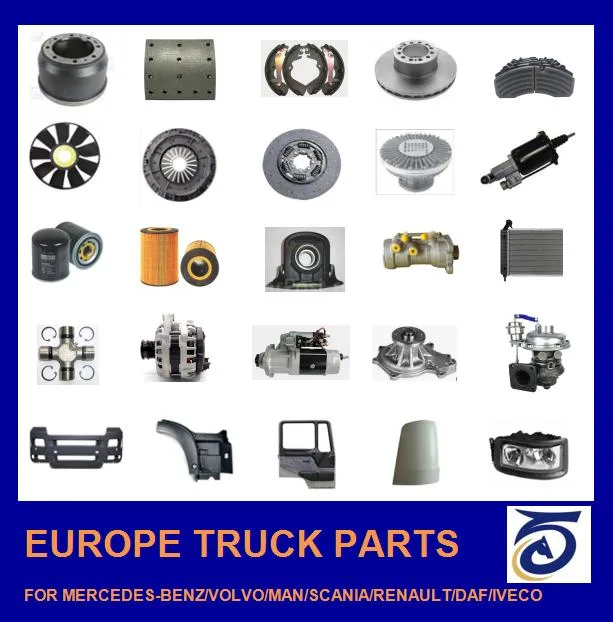 Spare Truck Parts for Isuzu/Iveco/ Mitsubishi/ Hino/Hyundai/Mercedes/Volvo/Man/Scania/Renault/Daf/Toyota Europe Japanese Auto Car Engine/ Brake/Turbo Body Parts