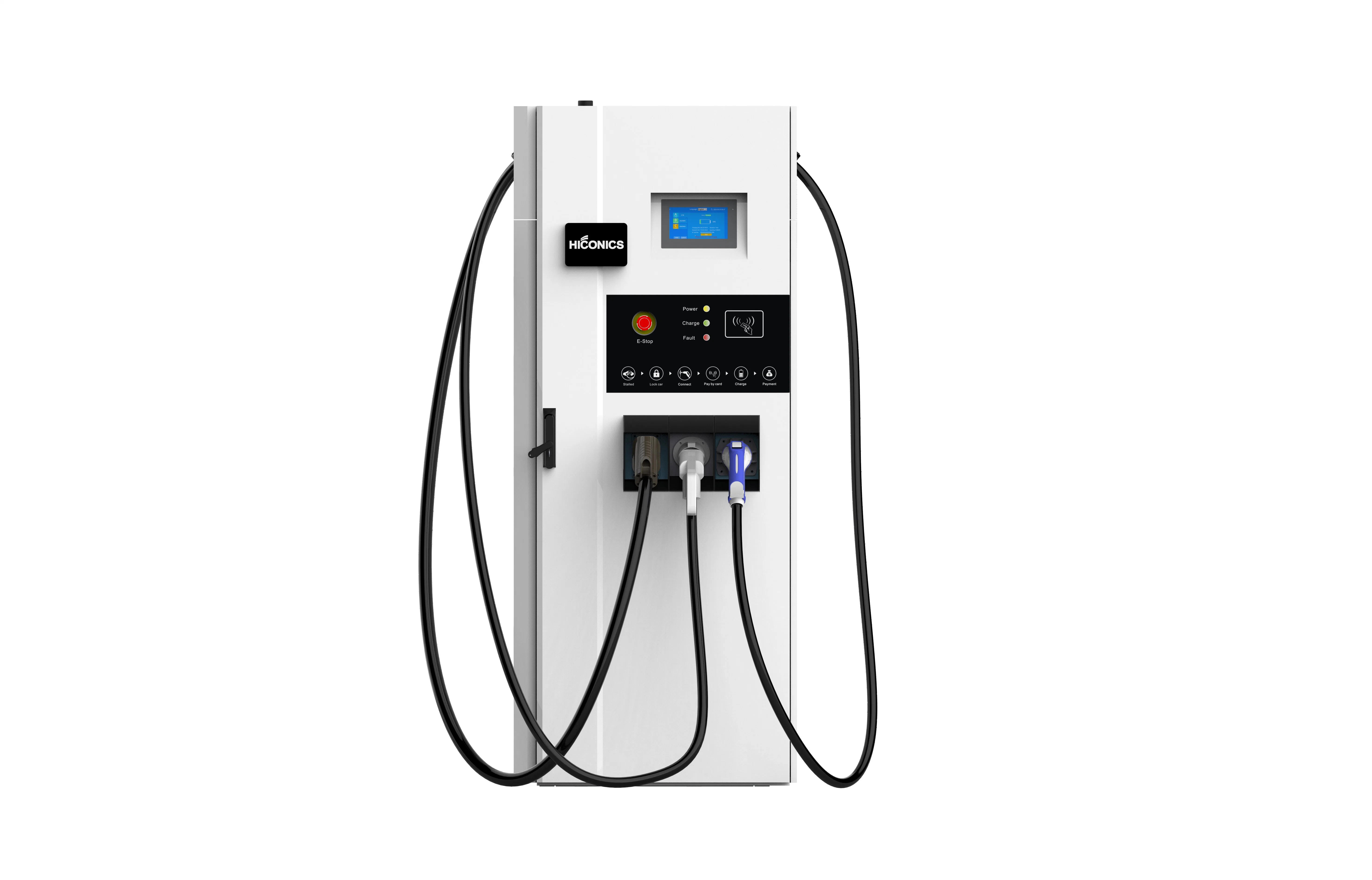 CCS/Chademo/Type 2 ISO معتمد من محطة شحن الدراجات الكهربائية Haosheng EV الشاحن