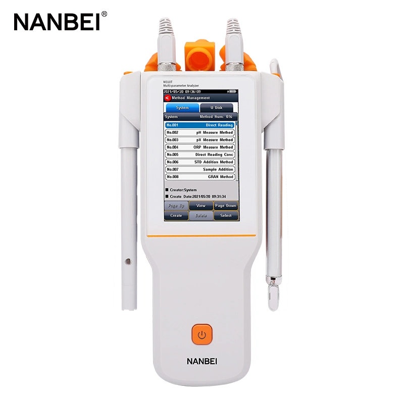 Sensitive Multi-Parameter Water Quality Monitor pH Meter with Good Performance