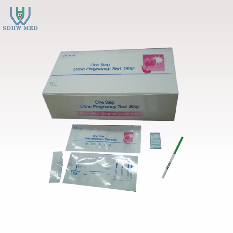 Medical Supply Disposable Easy Rapid 25miu/Ml Urine Midstream Pregnancy Test for Women