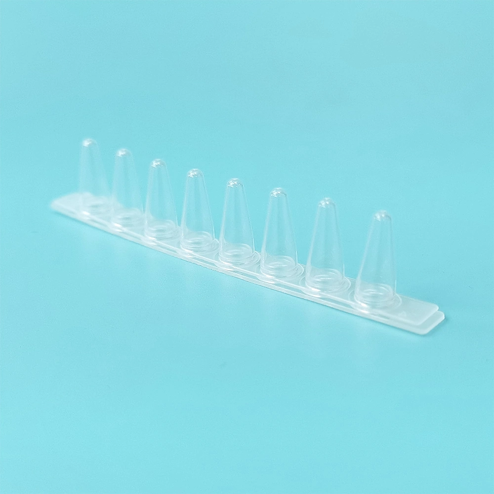 FDA Medical Grade Servicebio Thin-Walled Good Sealing Clean Qpcr PCR 8-Strip Tube