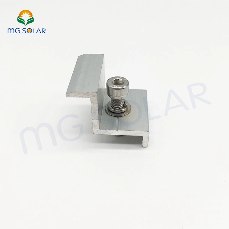 2023 Factory Direct Supply Solar Mounting Structure Side Pressure Block Solar Thin Film Side Pressure Aluminum Solar End Clips