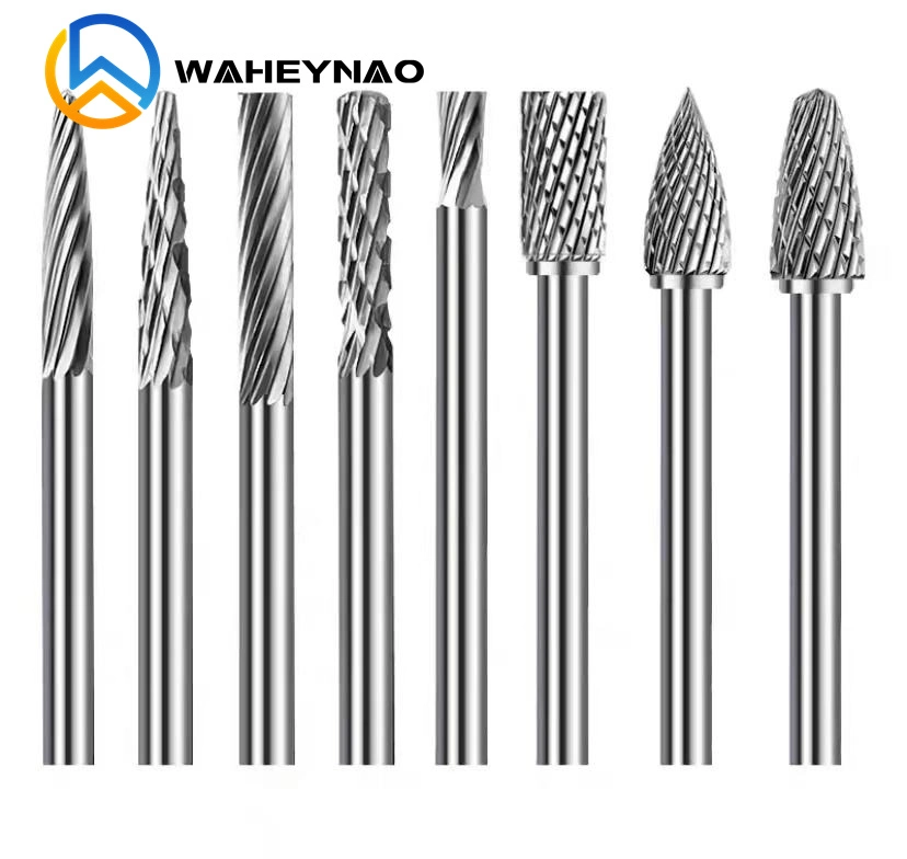 D 12mm Double Cut Solid Carbide Rotary Burr Porting Tools Carbide Burrs