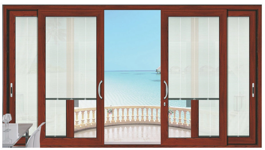 Sliding Glass Door with Manual Bar, Lounge, Shutter Inside