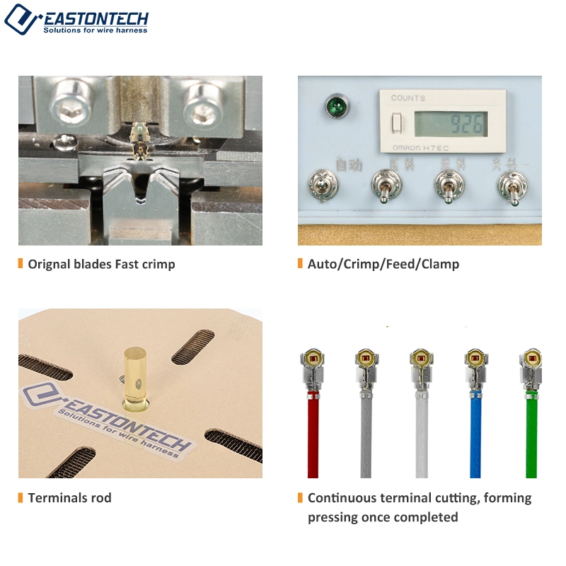 Eastontech Micro Crimping to Ipex Connector Coaxial Cable Crimp Machine Coax Cable Crimping Tool