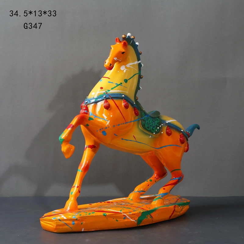 Horse Statue Hot Selling Resin Crafts for Home Decor Accent