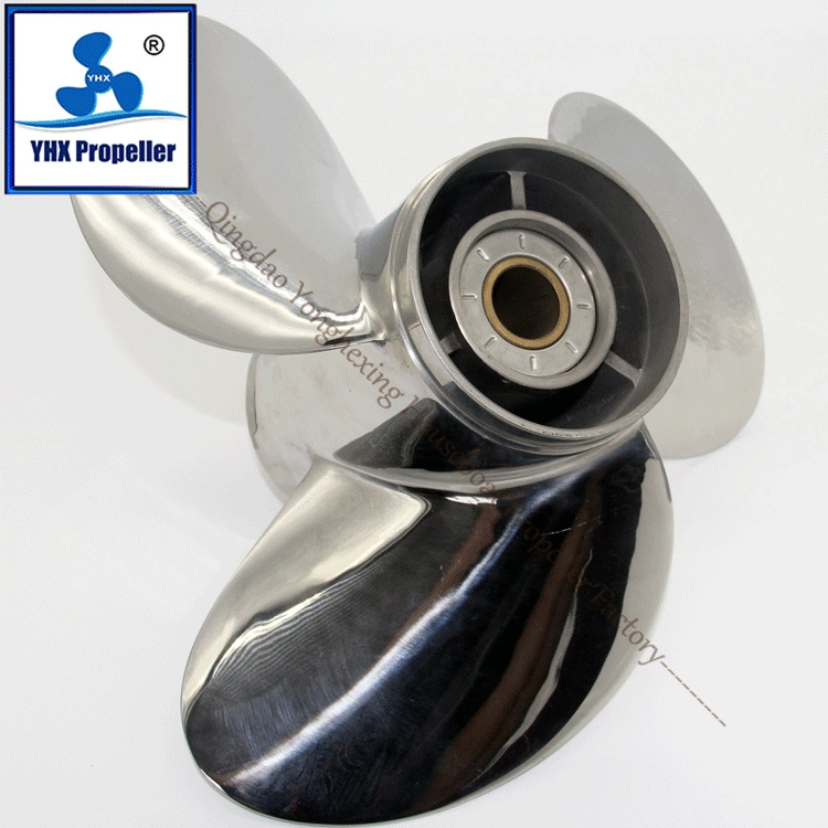 Honda Size 14 1/4*15/115-225HP Certificated Stainless Steel Polished Marine Equipment Propeller