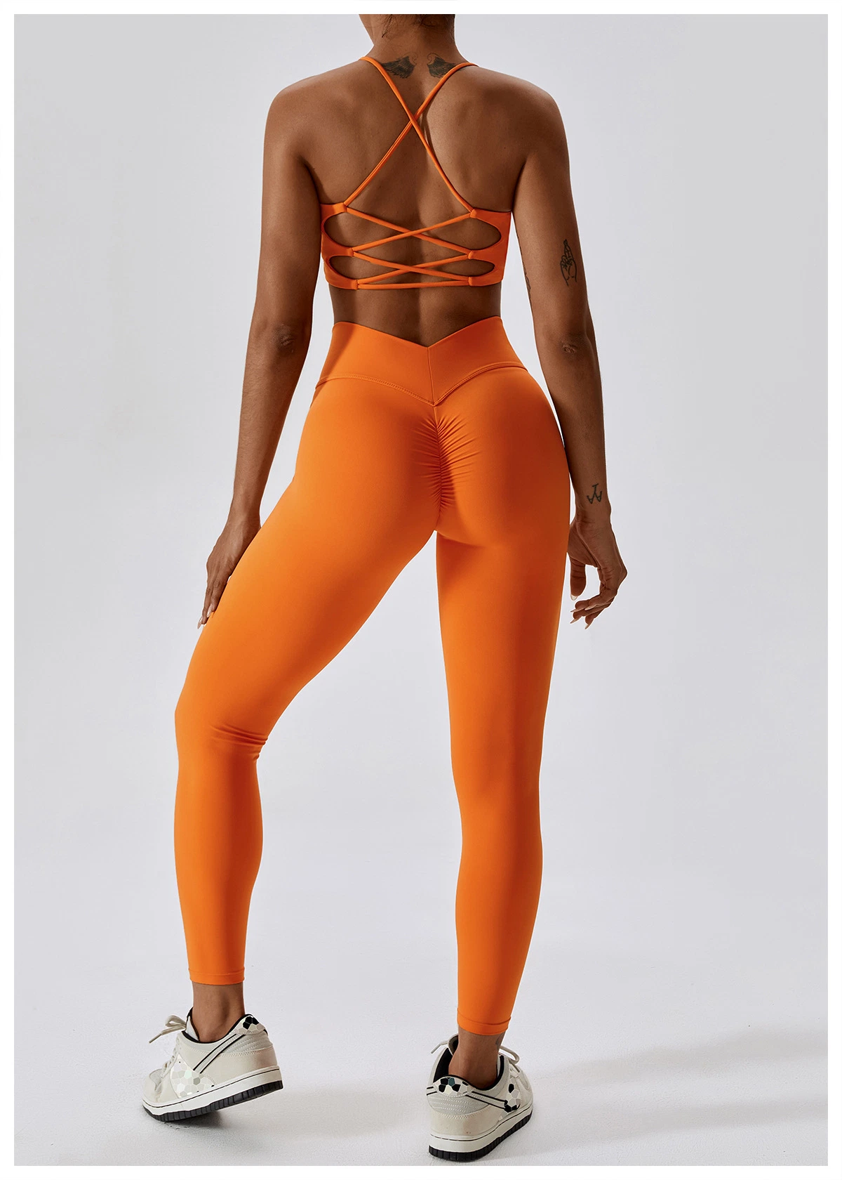 Yoga Set Women Gym Set Sport Suit Workout Clothes Sports Bra High Waist V-Cut Leggings Suit for Fitness Gym Clothing