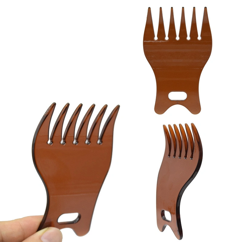 Flat Wide Tooth Hair Comb Dyeing Pigment Barber Hairstyling Brush