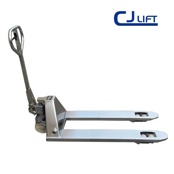 Cjlift Stainless Steel Hand Pallet Jack Capacity 3 Ton with Factory Price