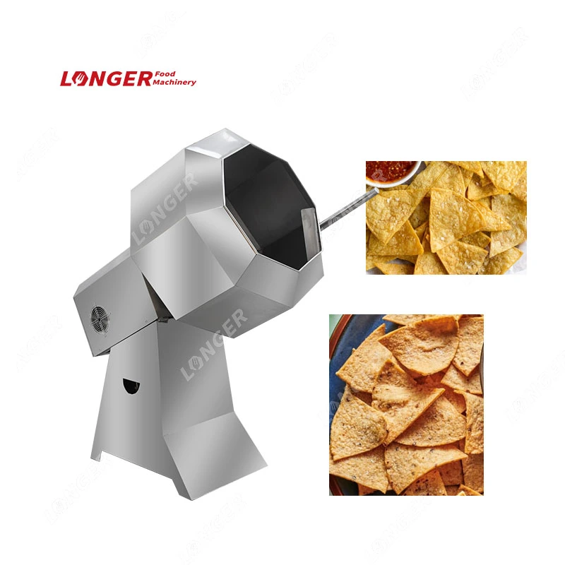 High Efficiency Chicken Skin Fish Finger Seasoning Faworki Pirozhki Flavoring Machine