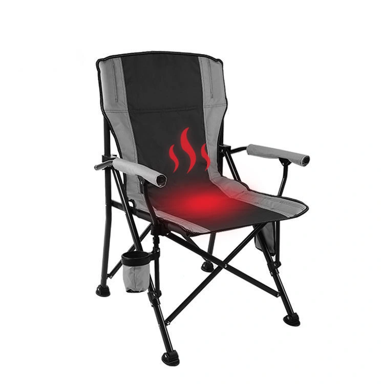 Modern Custom Logo Heated Outdoor Foldable Beach Chair Folding Camping Chairs