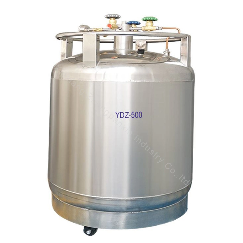 Ydz 500L Edelstahl Flüssigstickstoff-Tank Automatische Befüllung kryogen Lagerbehälter
