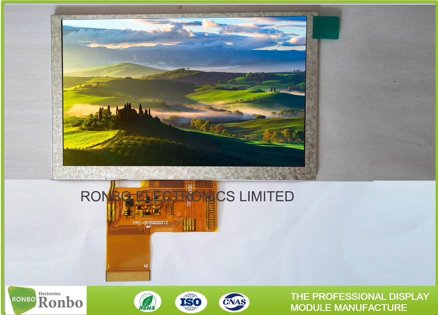 5.0 Inch 800X480 TFT LCD Display Module with 40pin RGB Interface Replace Innolux At050tn43