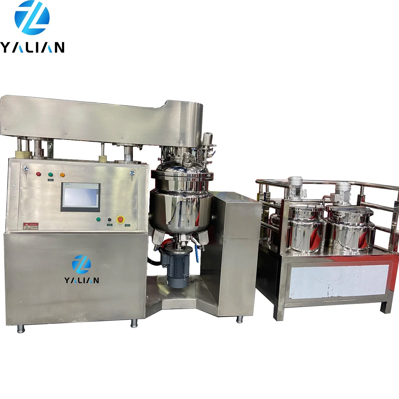 Stainless Steel Cream Mixing Tanks Cosmesitcs Making Machine Cosmetics Homogenizer Mixer