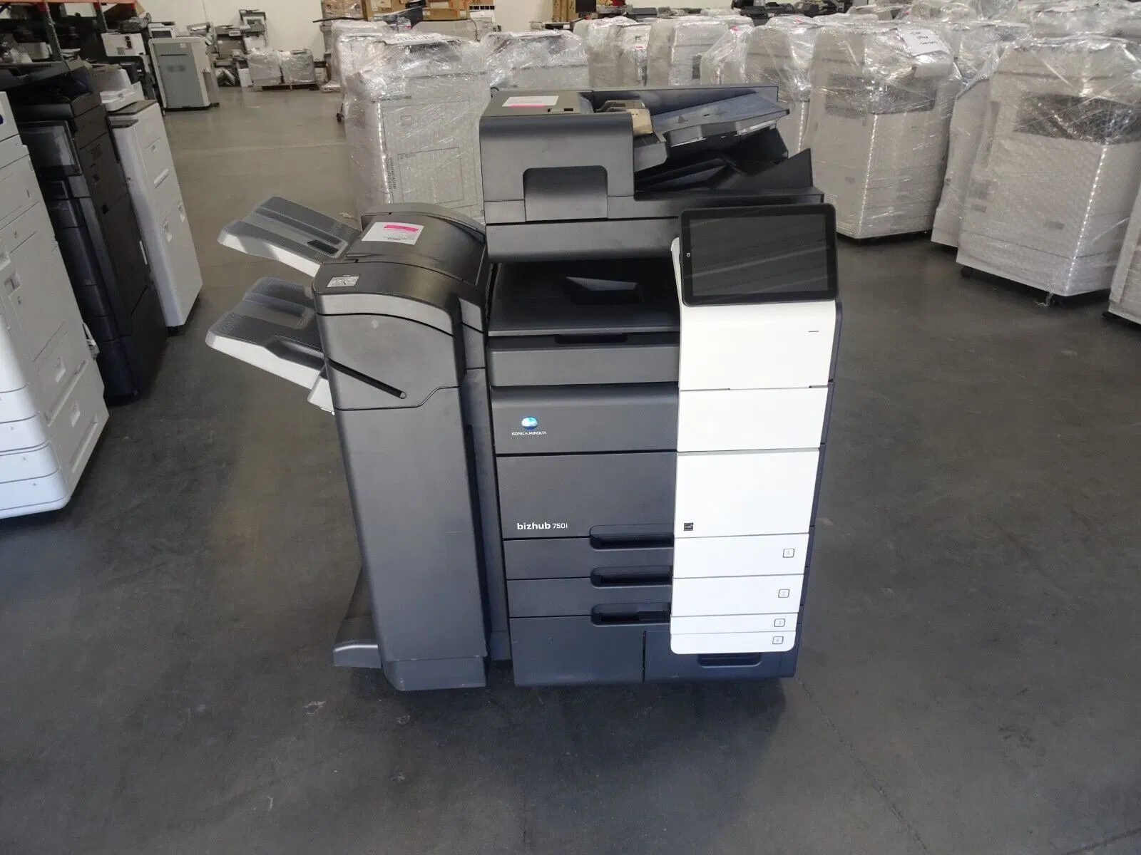 Konica Minolta Bizhub 750I Copier Printer Scanner - Only 104K Copies - 75 Ppm