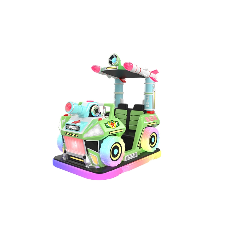 Square Children&prime; S Amusement Car Playground Equipment Double Seat Electric Toy Bumper Car