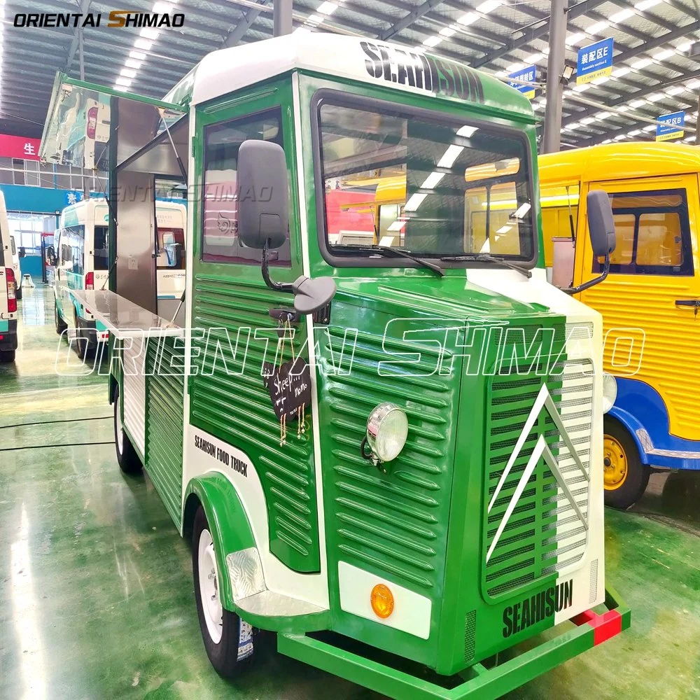 New Street Food Vending Cart / Electric Vintage VW Citroen Food Truck