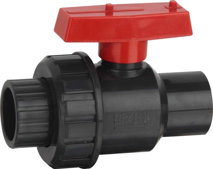 China Supplier High quality/High cost performance  Original Factory Export Plastic 1/2" to 4" UPVC Single Union Ball Valve