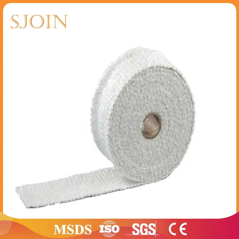 Stainless Steel Reinforced Heat Resistant Ceramic Fiber Cloth for Furnace Oven Door Seal