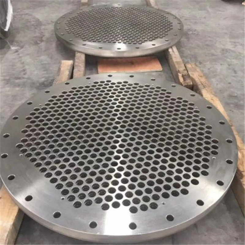 Custom Forged and Carbon Steel or Stainless Tube Sheet Manufacturer with Multi Hole Drilling for Heat Exchanger