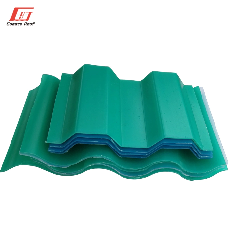 Eco-Friendly Building Material PVC Trapezoid Translucent Roofing Tile for Natural Lighting