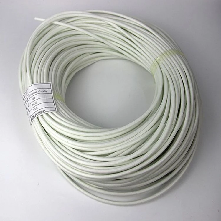 High Temperature Insulation Braided Silicone Fiberglass Sleeving