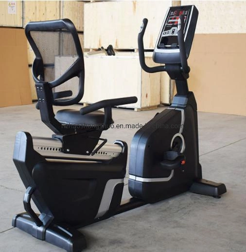 Gym Fitness Cardio máquina comercial Control magnético ejercicio bicicleta reclinada bicicleta horizontal