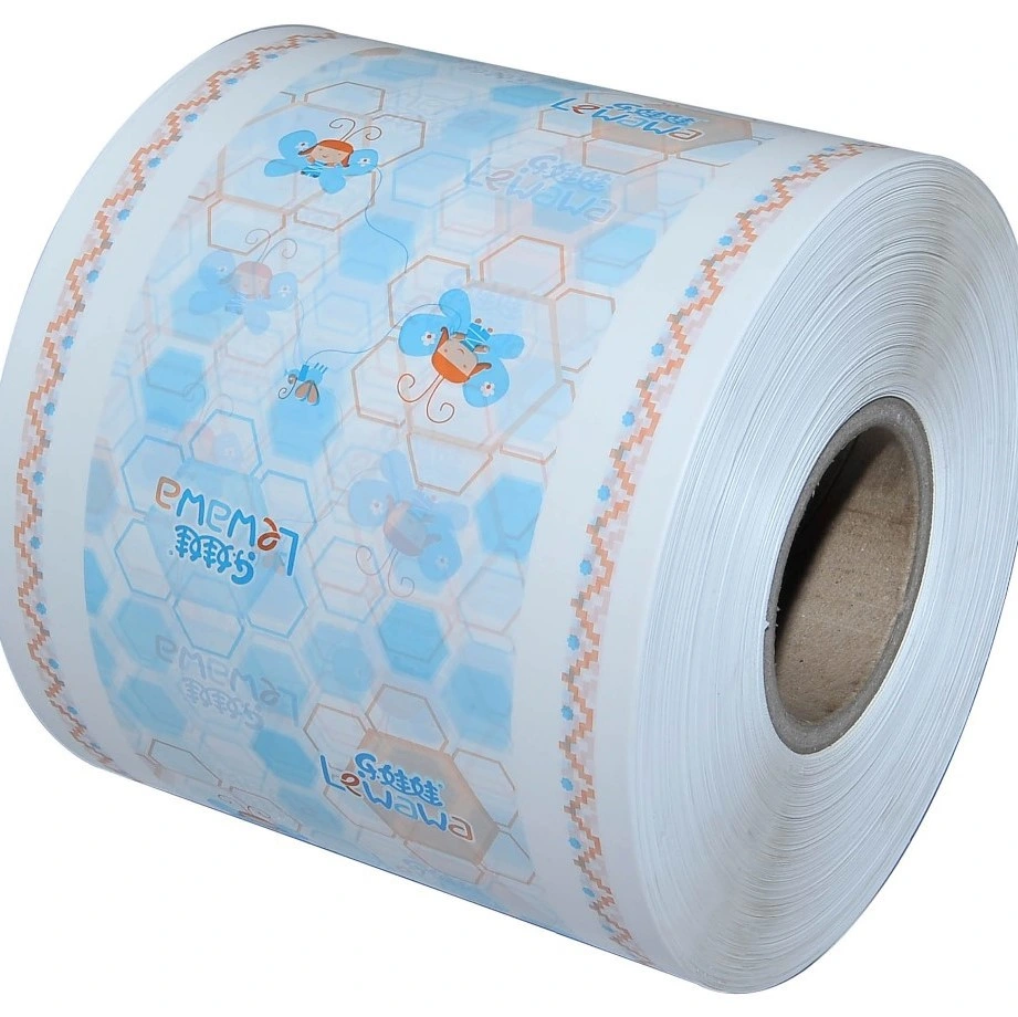 Soft Diaper Backsheet Color Printed Embossed Stretch Packaging Breathable PE Casting Film