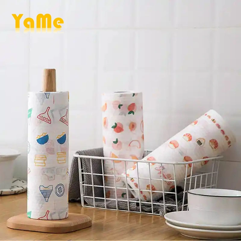 2023 Hot Sale Workshop Restaurant Bathroom Kitchen Toilet Tissue Paper Printed Kitchen Towel Paper