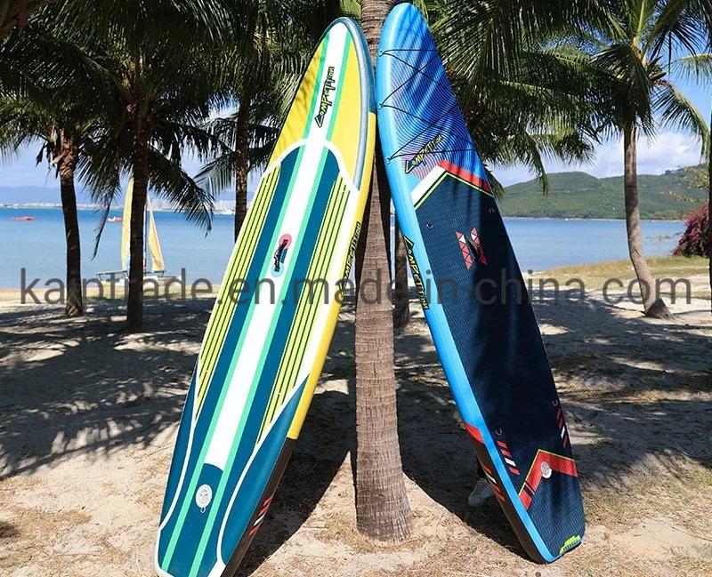 White Inflatable Fish Board with Portable Handle Fashion Design Raceboard for 2-Person