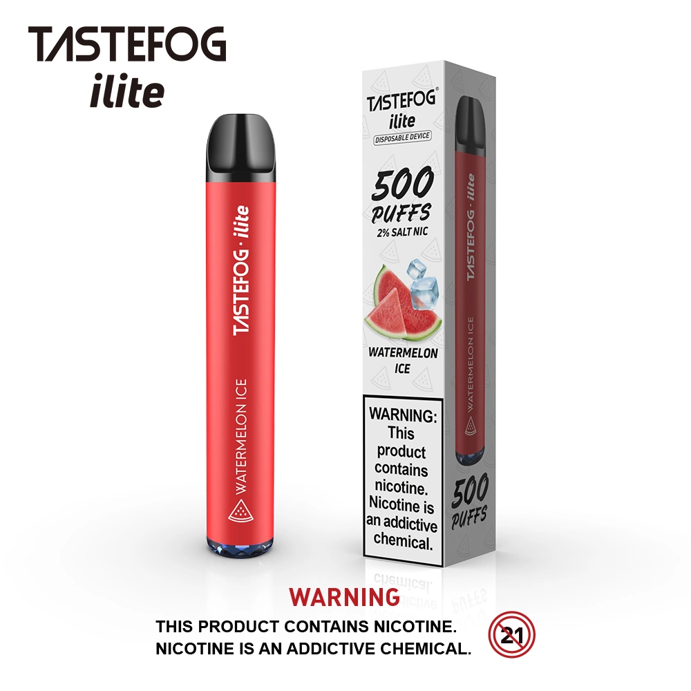 2023 بالجملة 800 أطواق Disposable Vape Tastefog Crystal 800 أطواق شهادة Tpd