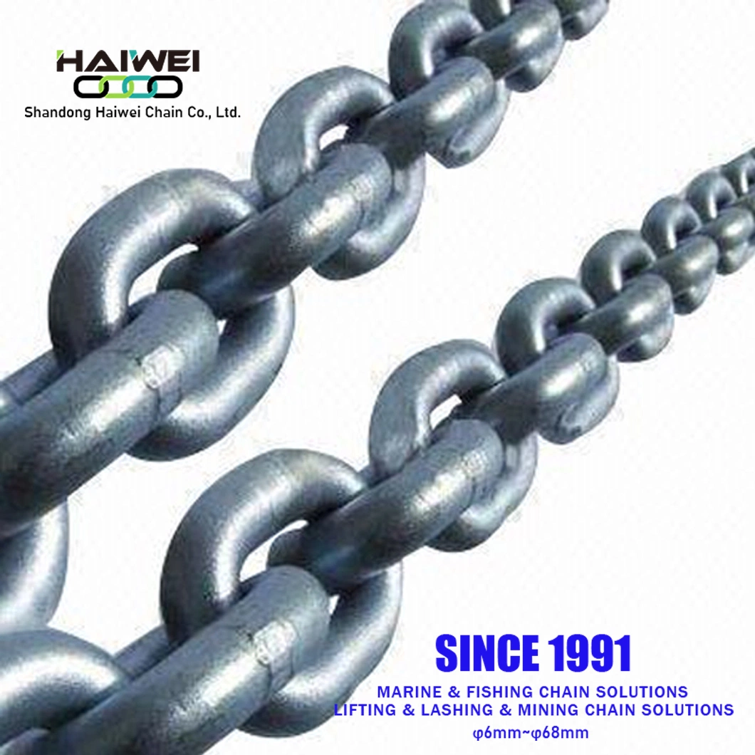 High Tension High Test G80 15*46mm Black Oxide/Self-Color Steel Lifting Link Chain for Sale with Best Price