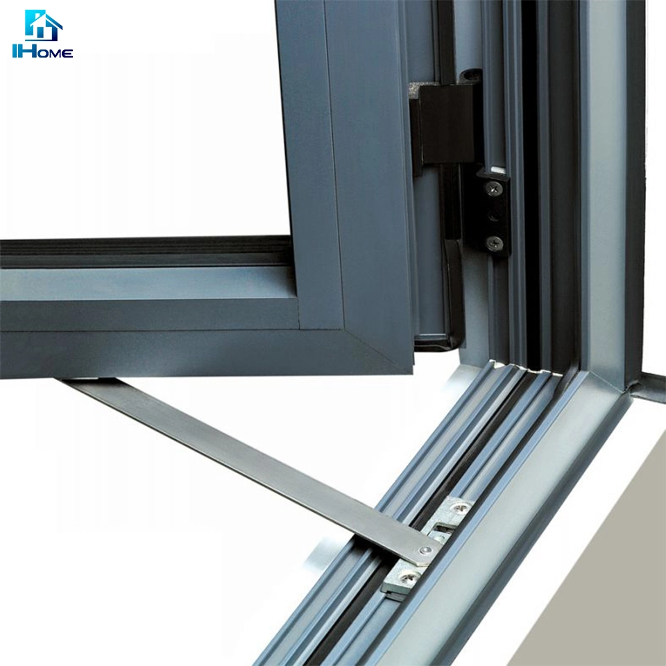 Good Soundproof Aluminum Double Pane Casement Window Used Commercial Glass Windows