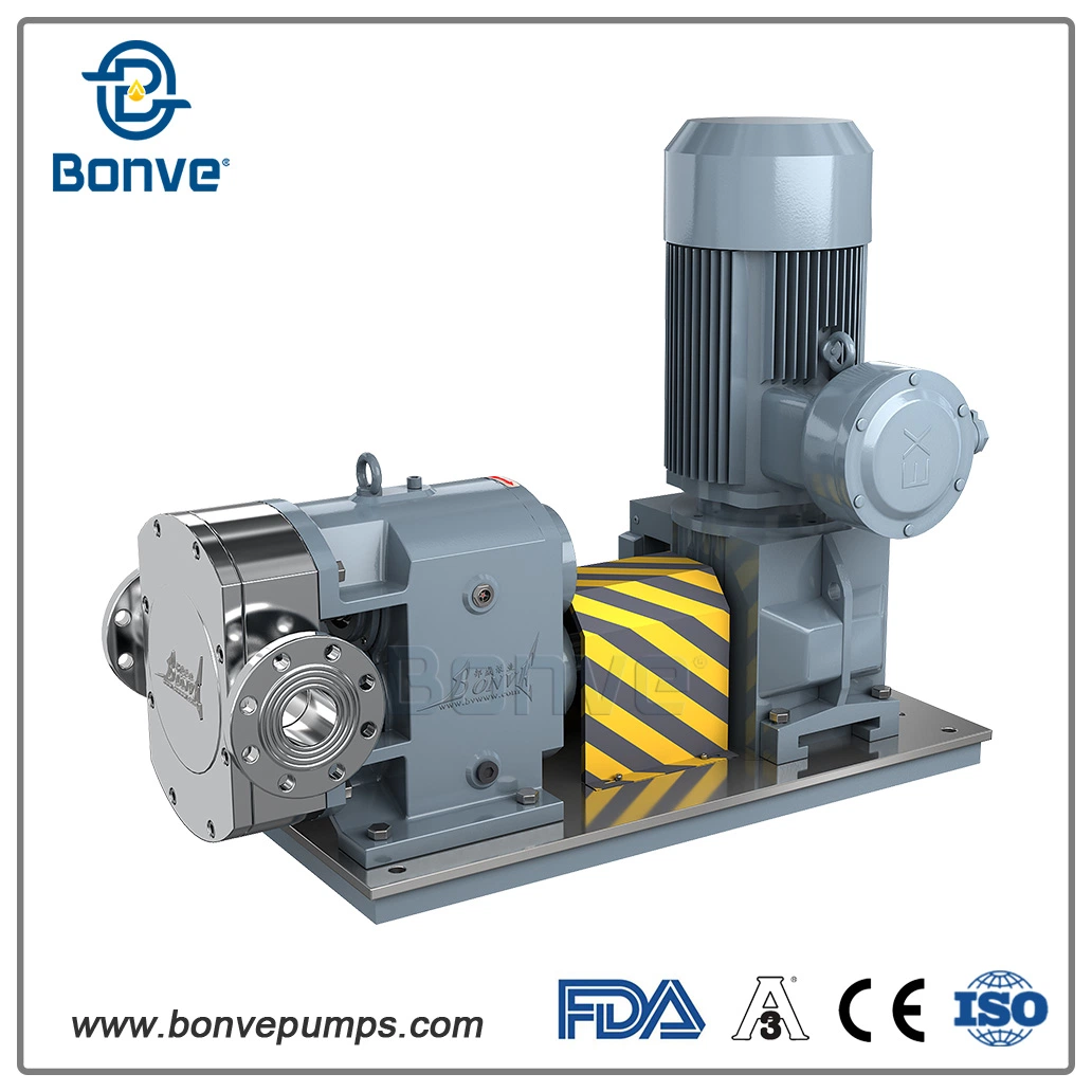 Corrosive-Resistance Pump Lobe Fluid Delivery Pumps with 90% Efficiency