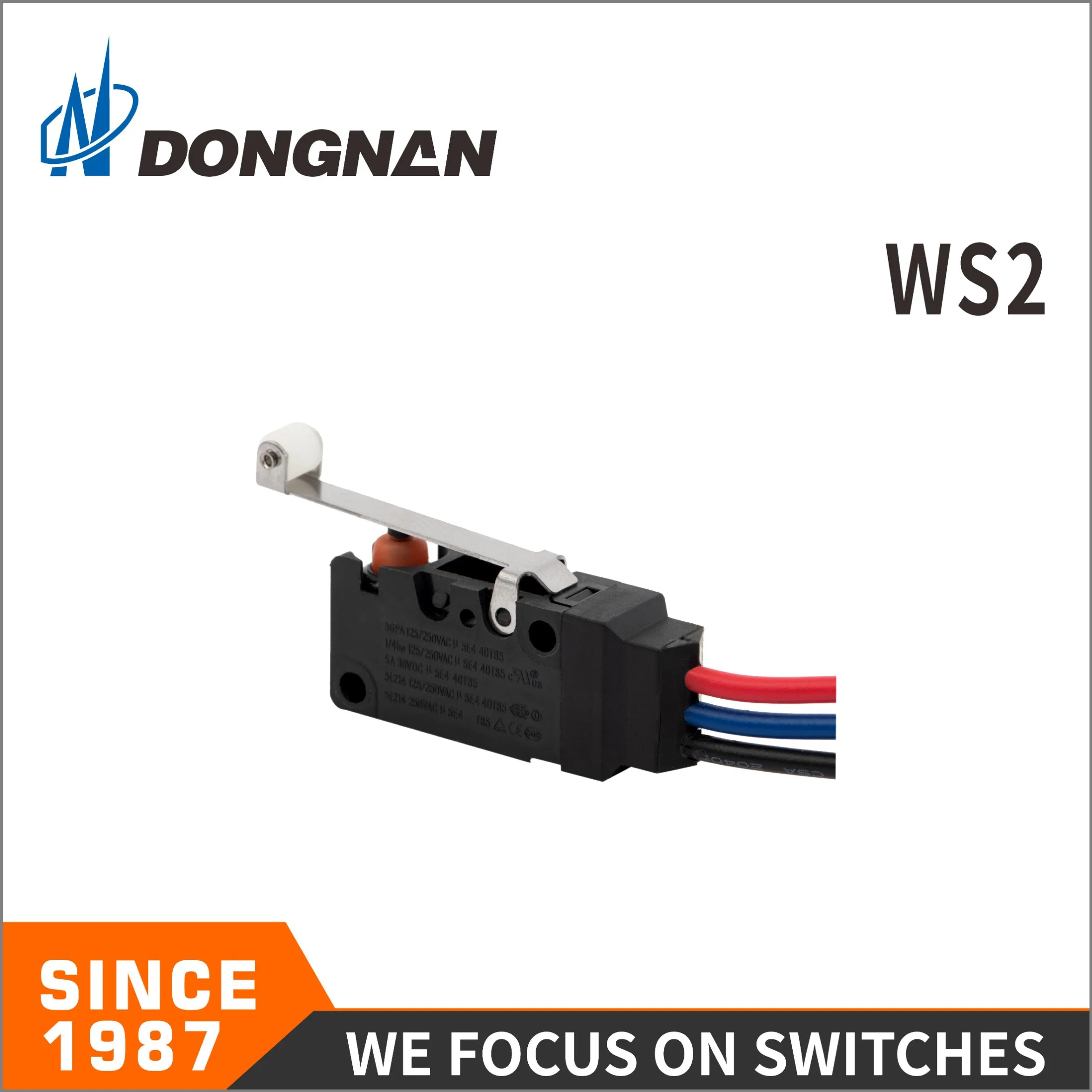 Automotive Micro Waterproof Switch Ws2 Conversion Normally Open and Normally Closed Optional