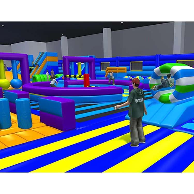 Indoor Advanture Bounce Park 1000sqm Inflatable Sports Park by Cheer Amusement