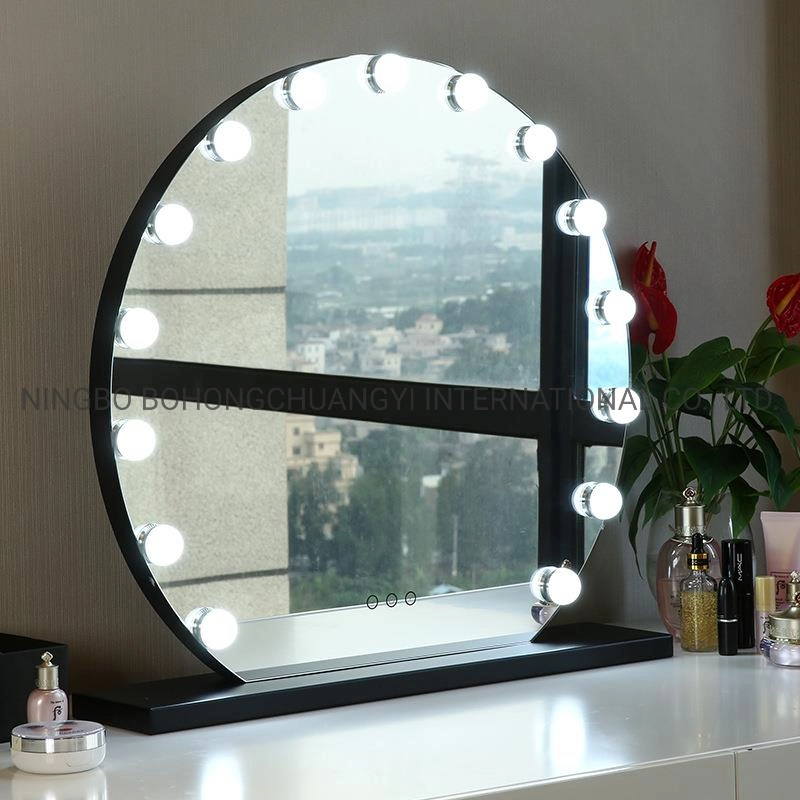 High Quality LED Vanity Makeup Mirror Table Countertop Mirror for Table Decor