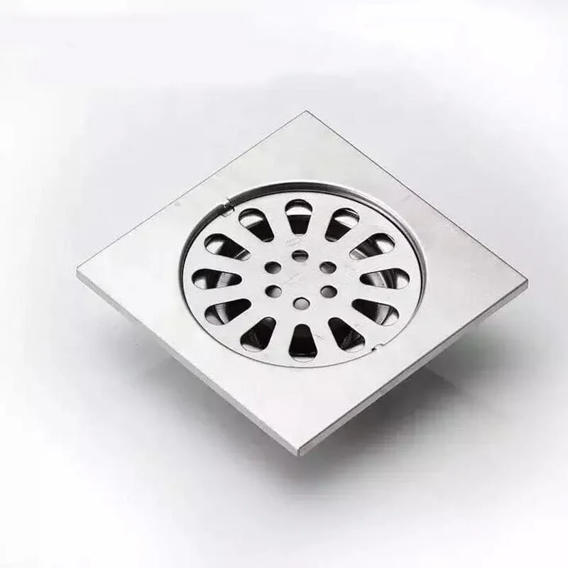 Brushed Stainless Steel Drain Plug Pop-up Sink Plug Cover with Bathroom Strainer