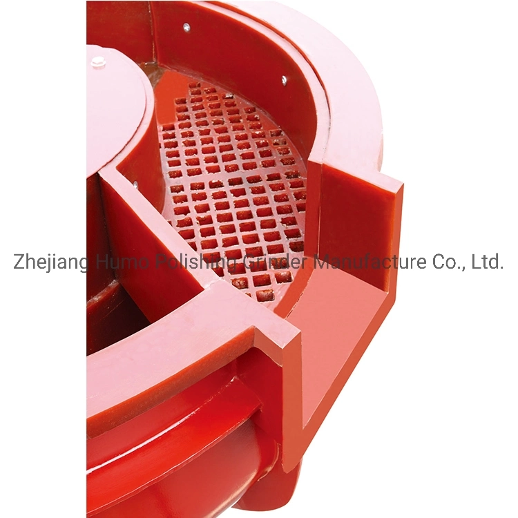 U Shape Bowl with Separating Unit Vibratory Machine Vibratory Polishing Machine 400L