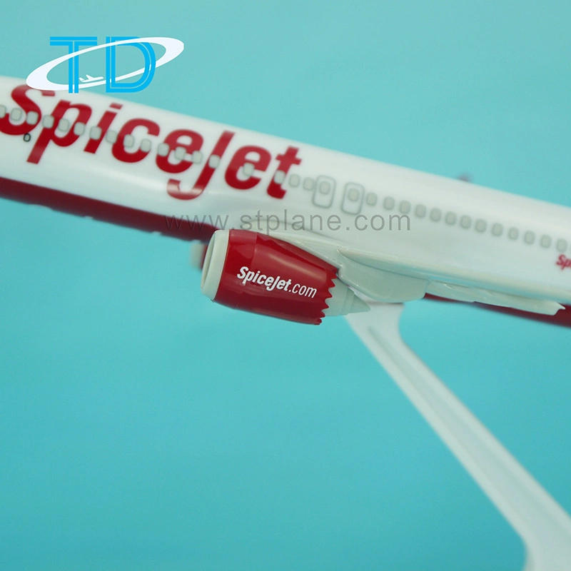 Spicejet B737 Max 8 Scale 1: 200 Model Plane with Engine