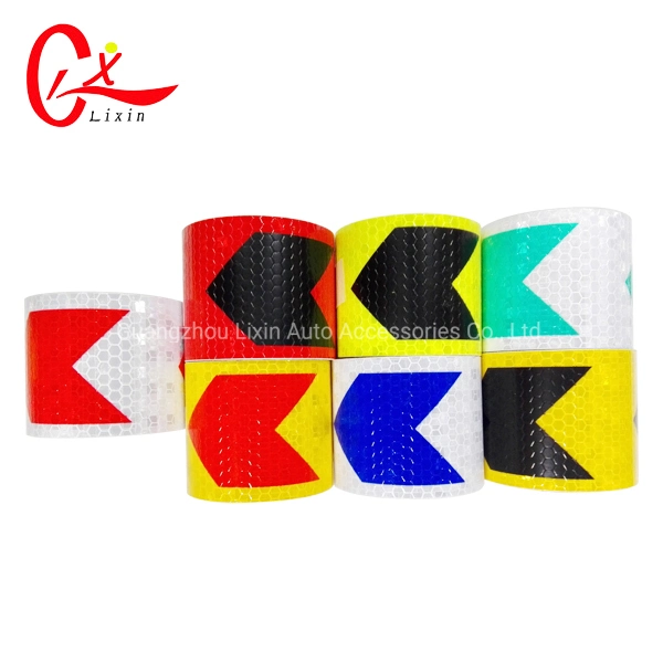 7.5cm*25m Arrow Black Yellow 3m Reflective Tape Saudi Arabia