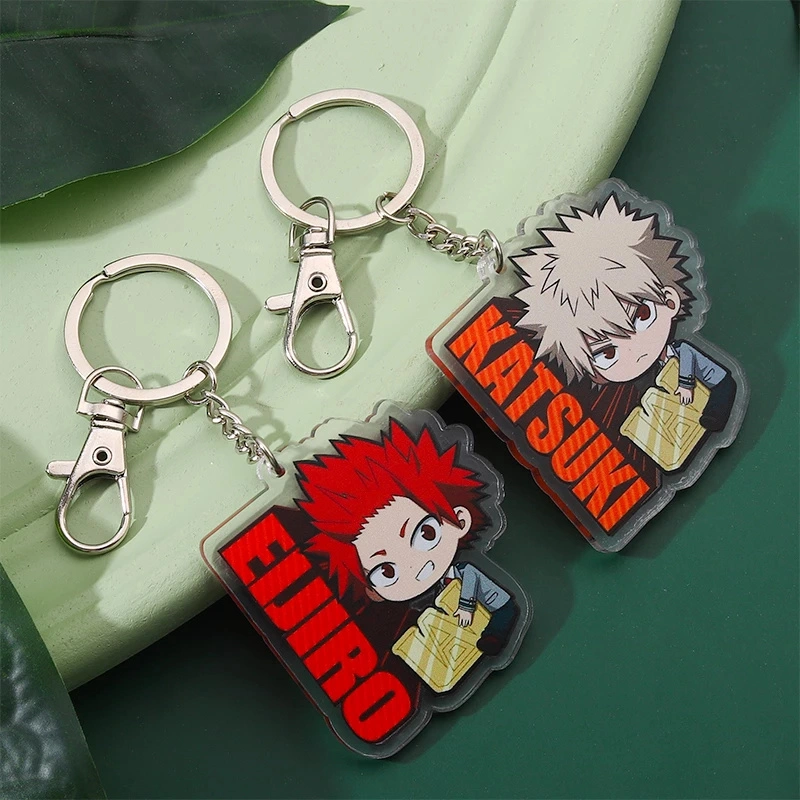 Wholesale Custom My Hero Academia Anime Character Backpack Bag Handbag Accessories Gift Acrylic Keychain