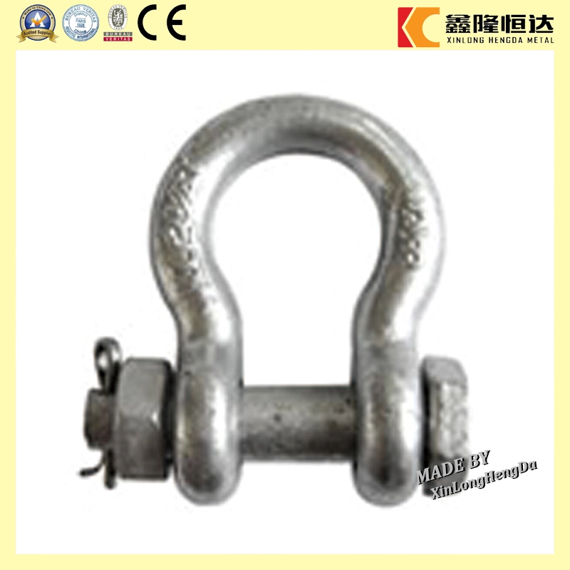 Us Type Hot Dipped Galvanized G2130 Shackle with Pin