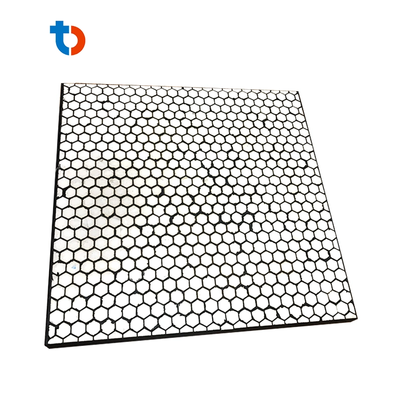 Rubber Ceramic Wear Plate Mat Lining Abrasion Wear Resistant Ceramic Liner